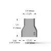 Automotive Silicone Tube Straight Reducer i33t-1