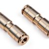 1/4 Union Straight Push Connect Fittings CEKER Stainless Steel Brass-0