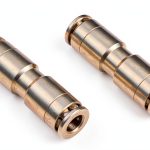 1/4 Union Straight Push Connect Fittings CEKER Stainless Steel Brass-0