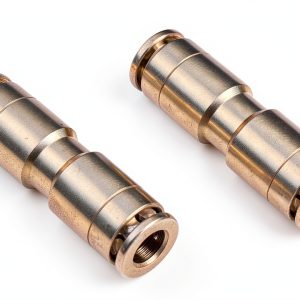 1/4 Union Straight Push Connect Fittings CEKER Stainless Steel Brass-0