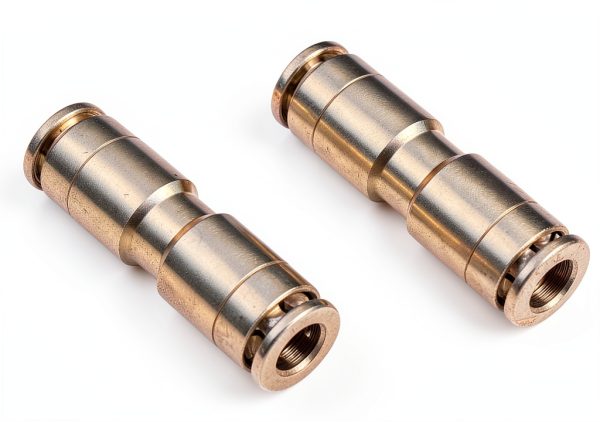 1/4 Union Straight Push Connect Fittings CEKER Stainless Steel Brass-0
