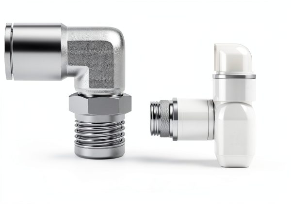 Male Elbow Push to Connect 1/2" OD x 1/2" NPT TAILONZ Stainless Steel-1