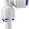 JBT 1/4" OD Quick Connect Push‑in Water Tube Fitting 24‑Pack T L Y-1