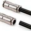 1/4 Union Straight Push Connect Fittings CEKER Stainless Steel Brass-5