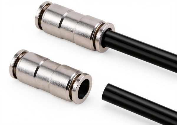 1/4 Union Straight Push Connect Fittings CEKER Stainless Steel Brass-5
