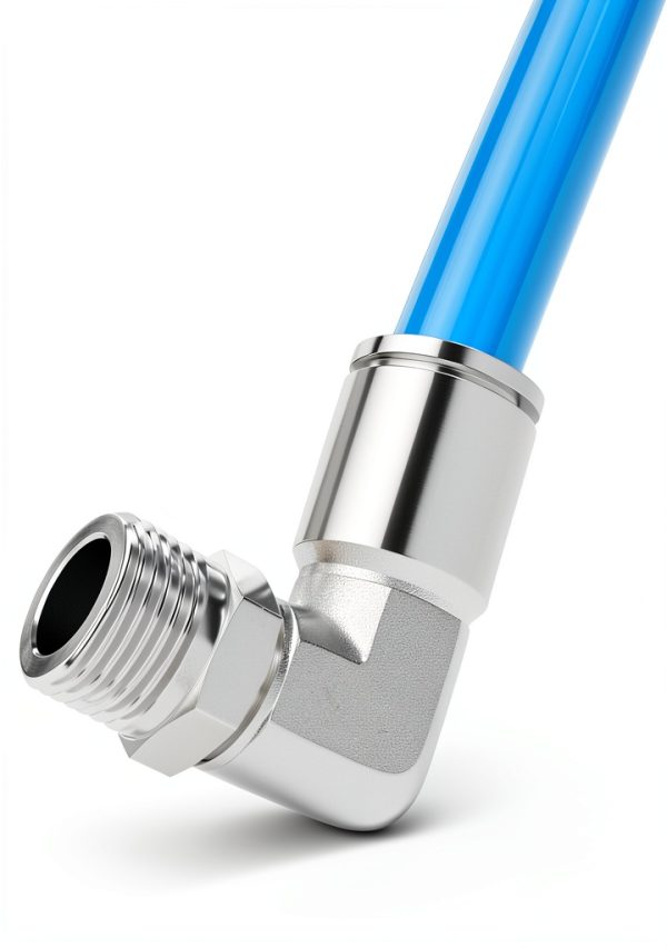 Male Elbow Push to Connect 1/2" OD x 1/2" NPT TAILONZ Stainless Steel-3
