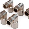 Male Elbow Push to Connect 1/2" OD x 1/2" NPT TAILONZ Stainless Steel-6
