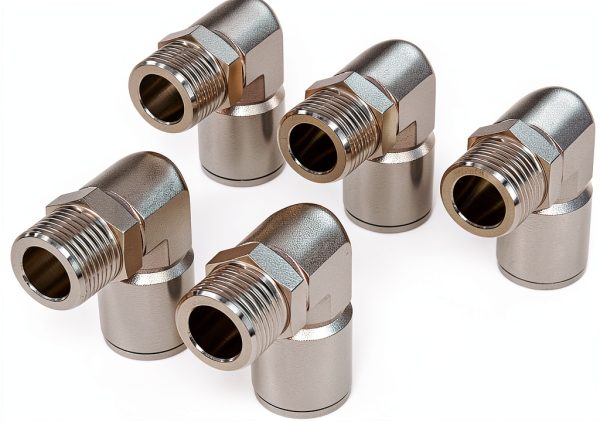 Male Elbow Push to Connect 1/2" OD x 1/2" NPT TAILONZ Stainless Steel-6