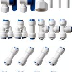JBT 1/4" OD Quick Connect Push‑in Water Tube Fitting 24‑Pack T L Y-0