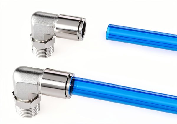 Male Elbow Push to Connect 1/2" OD x 1/2" NPT TAILONZ Stainless Steel-4
