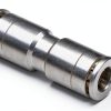 1/4 Union Straight Push Connect Fittings CEKER Stainless Steel Brass-2