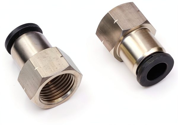 3/8 OD Tube Push to Connect Air Fittings,CEKER 3/8 NPT Female Airline Push Fittings 3/8 Inch Tube Fittings Pneumatic Push In Connectors Air Hose Fittings 2Pack-0