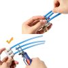 PLANEKO Air Line Pliers Push to Connect Fitting Disconnect Tool for 1/4" 5/16" Pneumatic Hose Quick Connect Fittings Removing Air Line Removal Tool Hose Release Pliers for 6mm 8mm Push Fit Connector-3