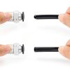 Hromee Air Line Tubing Kit 1/4" PU Tube with Push-to-Connect Fittings-4