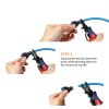 PLANEKO Air Line Pliers Push to Connect Fitting Disconnect Tool for 1/4" 5/16" Pneumatic Hose Quick Connect Fittings Removing Air Line Removal Tool Hose Release Pliers for 6mm 8mm Push Fit Connector-2