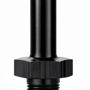 EVIL ENERGY 1/8" NPT to 5/16" Barb Adapter Black Aluminum-0