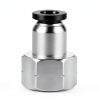 3/8 OD Tube Push to Connect Air Fittings,CEKER 3/8 NPT Female Airline Push Fittings 3/8 Inch Tube Fittings Pneumatic Push In Connectors Air Hose Fittings 2Pack-2