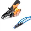 Push to Connect Fittings Air Line Disconnect Tool Kit Push Fitting Removal Tool for 1/4”, 5/16”, 3/8”, 1/2” (6mm, 8mm,10mm,12mm) Quick Connect Release Pliers with 15 Pcs Pneumatic Fittings-3
